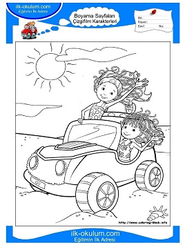 Çocuklar İçin Groovy Kızları Boyama Sayfaları 